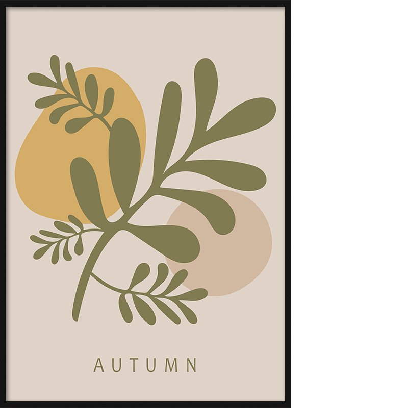 Autumn / Efterår Plakat - Planter, Dyr Natur - Design