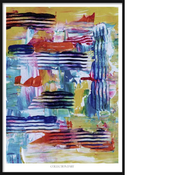 Abstract Art ColorBrush Kunstplakat