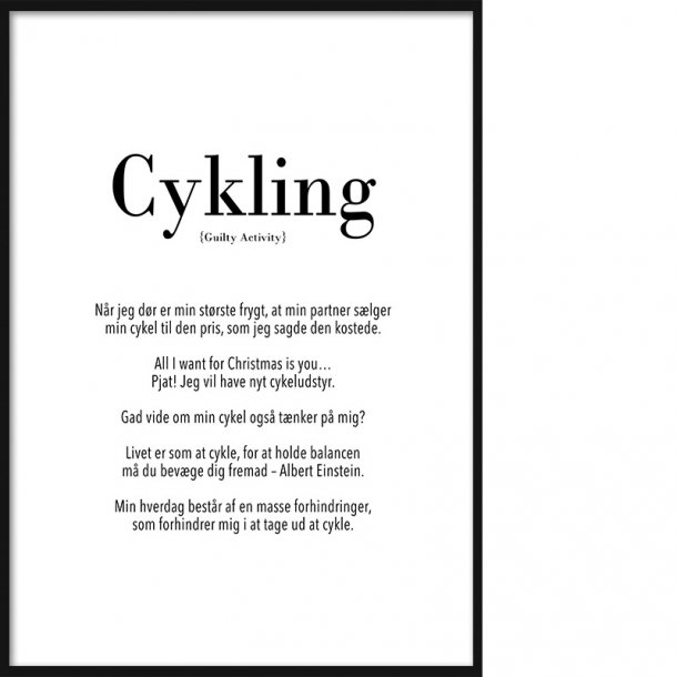 Guilty: Cykling