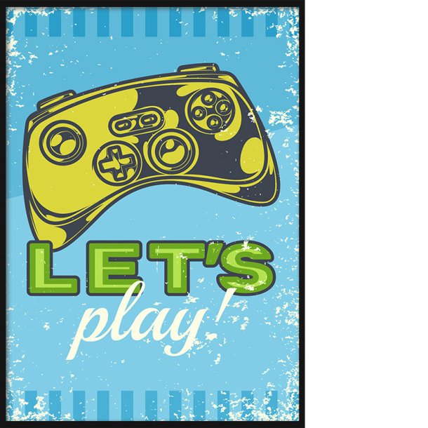 Lets play! Plakat