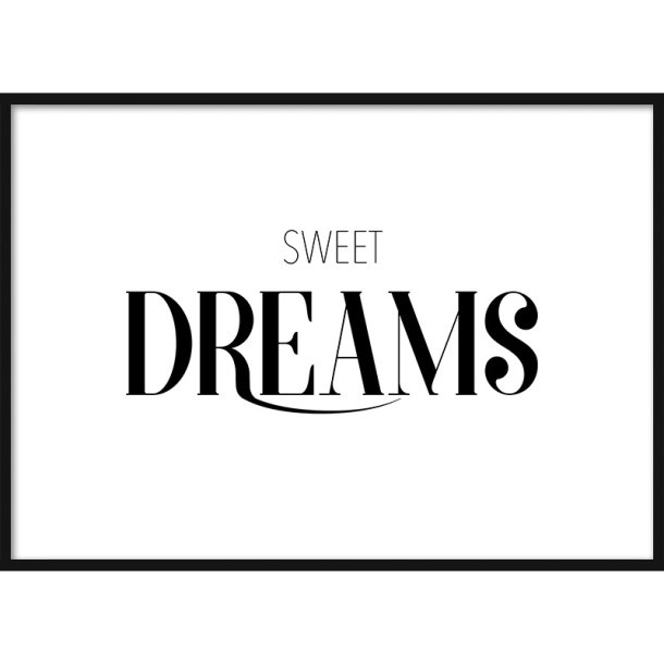 Sukkerrør miljø interview Sweet Dreams Plakat - Diverse Plakater - Dasch Design