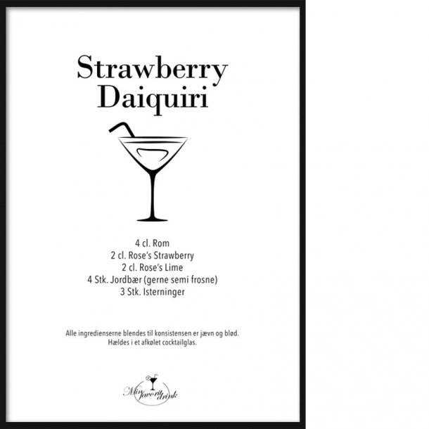 Drink: Strawberry Daiquiri