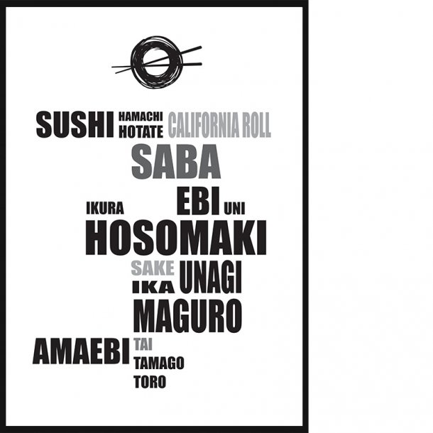 Sushi Plakat Nr. 1